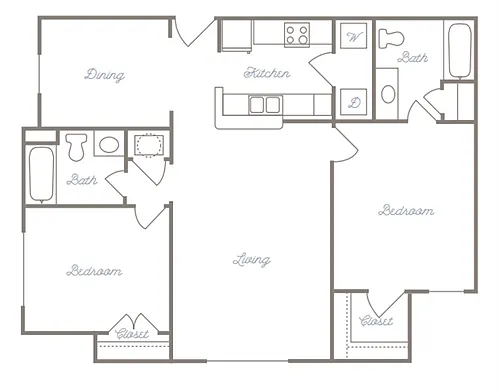 Floor plan The Delaney