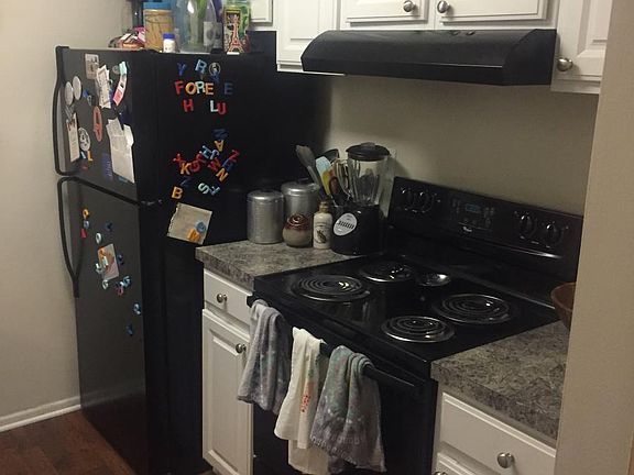 Kitchen with large counter top space.