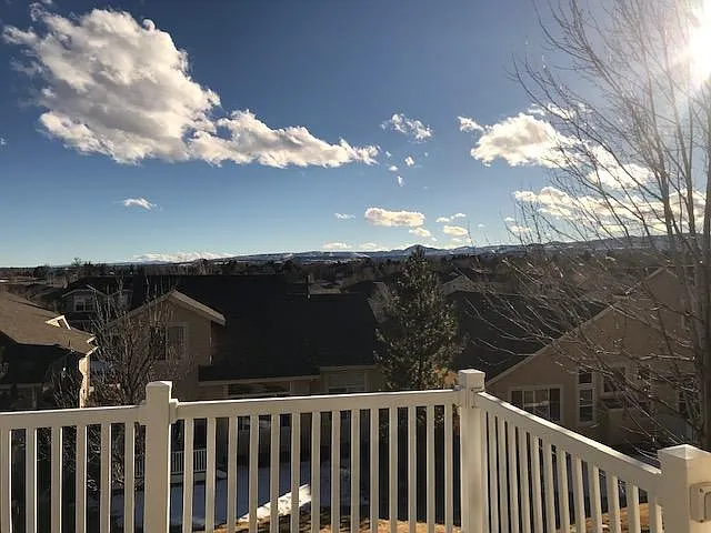 View from deck