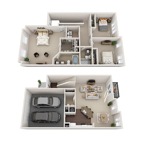Floor plan TH B