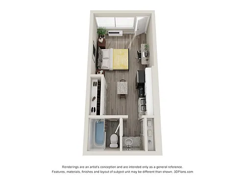 Floor plan Studio