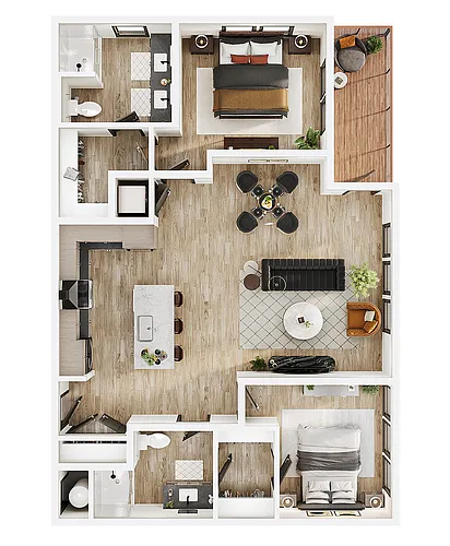 Floor plan B3 Pinnacle