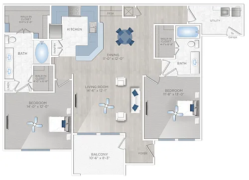 Floor plan HACIENDA (C3)