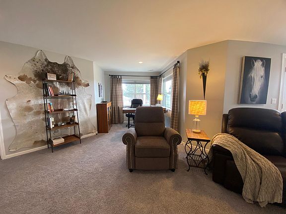 Living area with western decor.