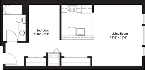 Floor plan Studio G