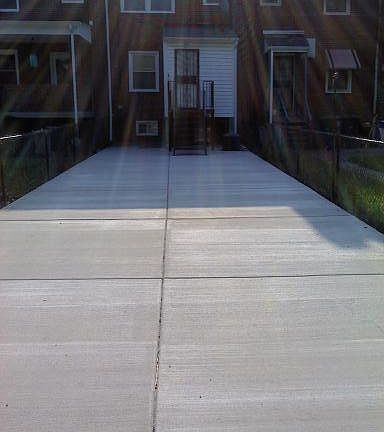 Rear with parking