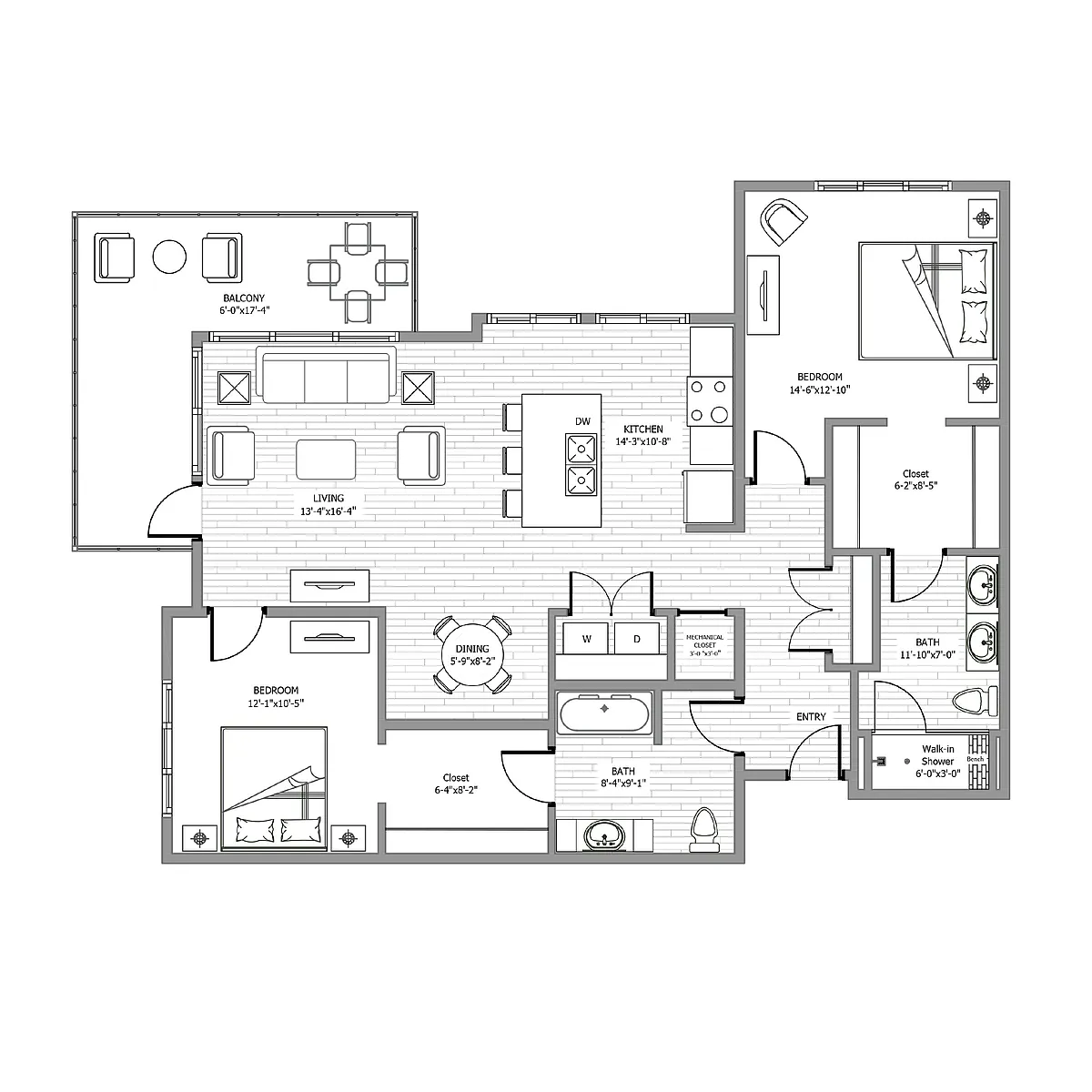 Floor plan B3