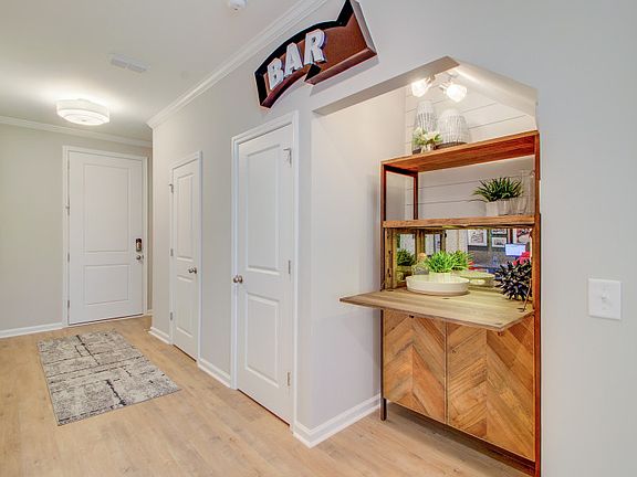 Welcome home to the new Byrnes townhome in Townes at Barefoot - Model Representation