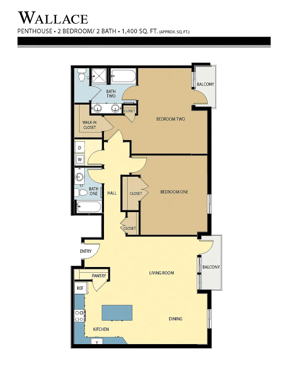 Floor plan Wallace