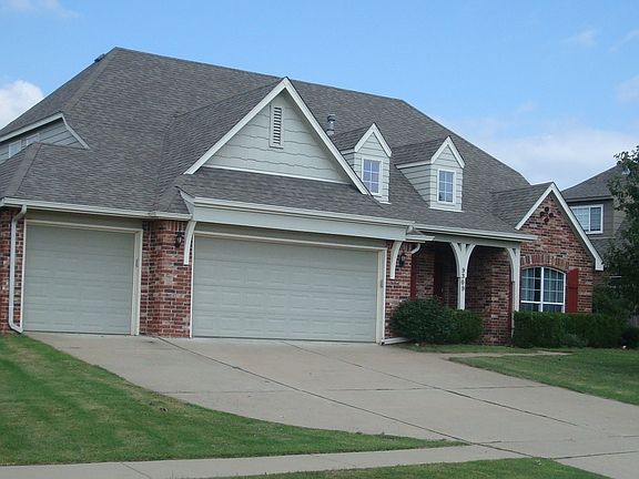 Three car attached garage
