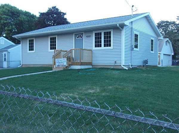 Front with Garage seen in back