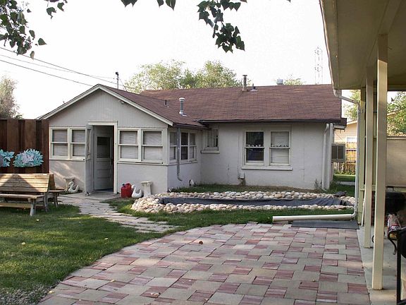 Back patio looking at guest home