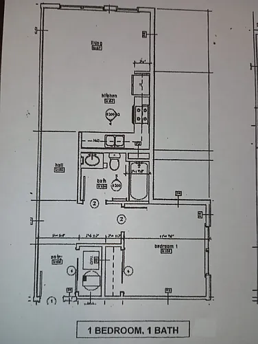 Floor plan 1 bedroom