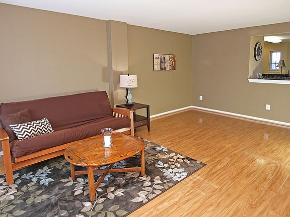 hardwood floor on main level