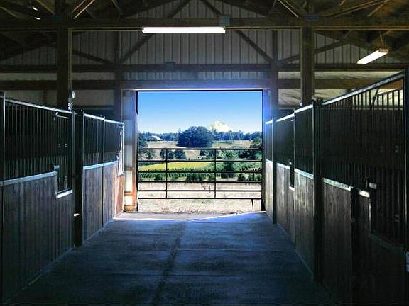 Mt Hood thru the Barn
