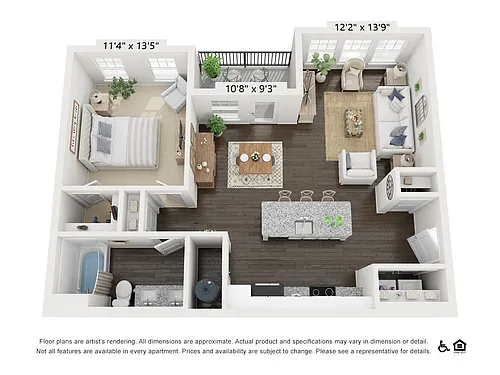 Floor plan 1B