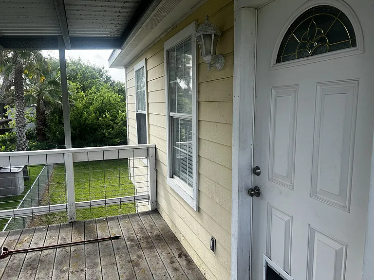 Front Door and Deck