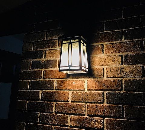 New outdoor light