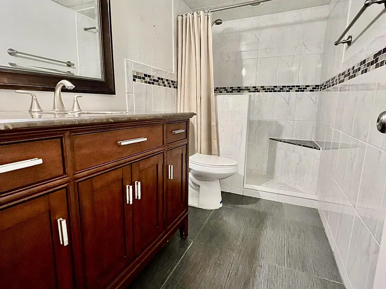 Bathroom #1 with walk-in shower