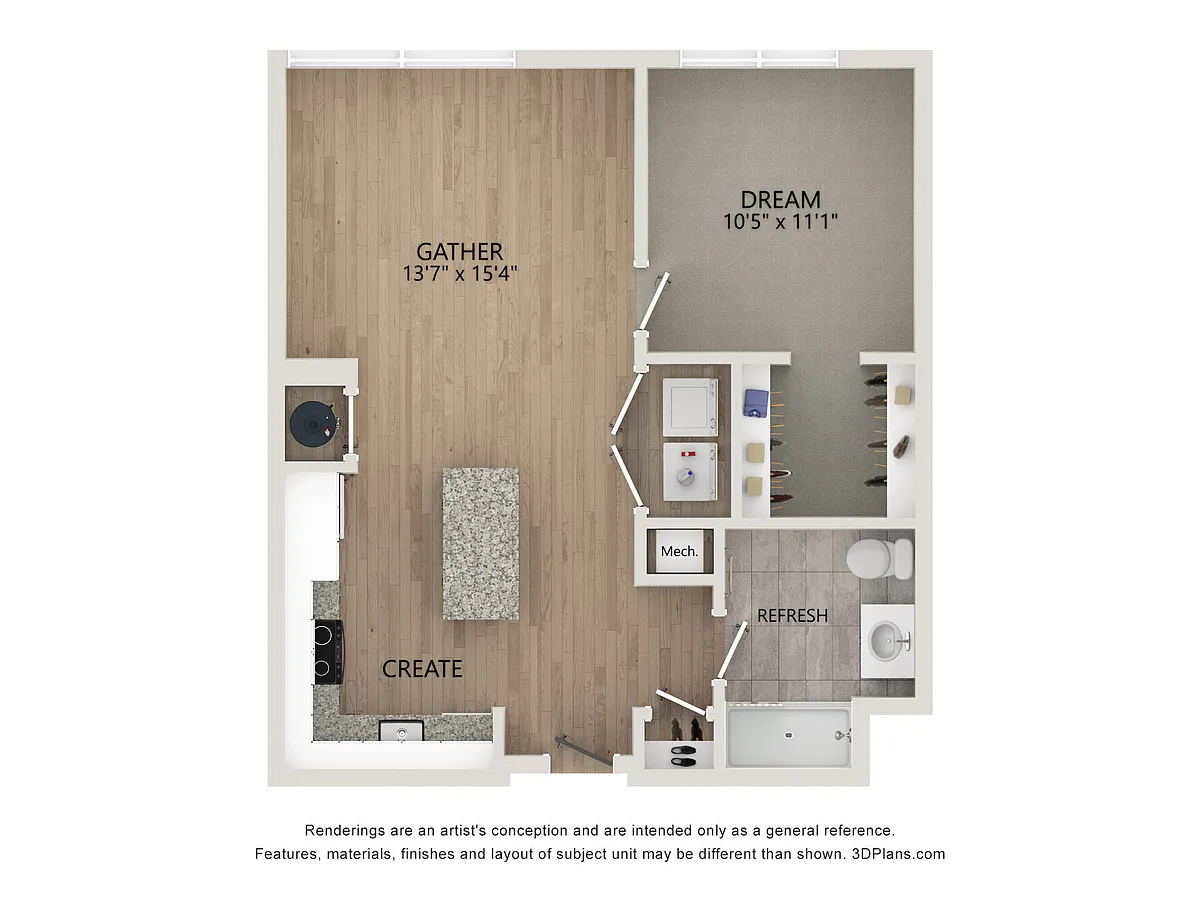 Floor plan A8 ANSI