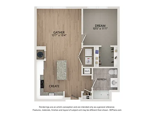 Floor plan A8 ANSI