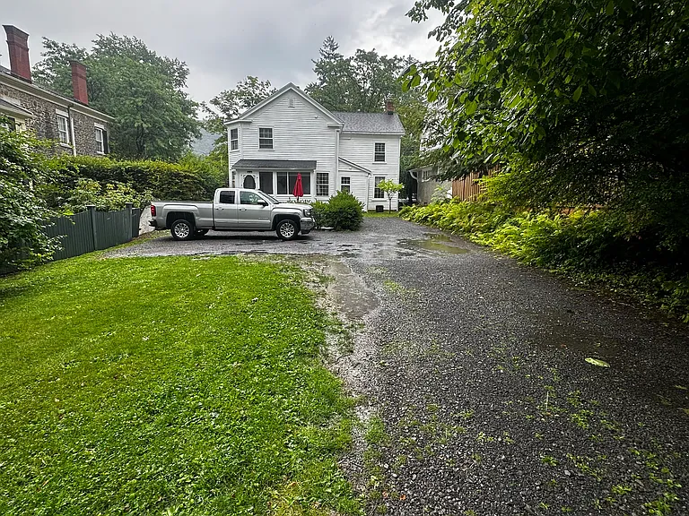 Back yard & off street parking