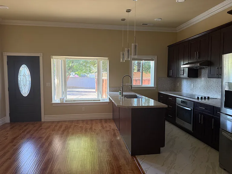 Kitchen + Dining/Living