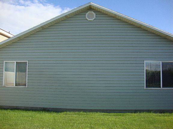 Back, facing North