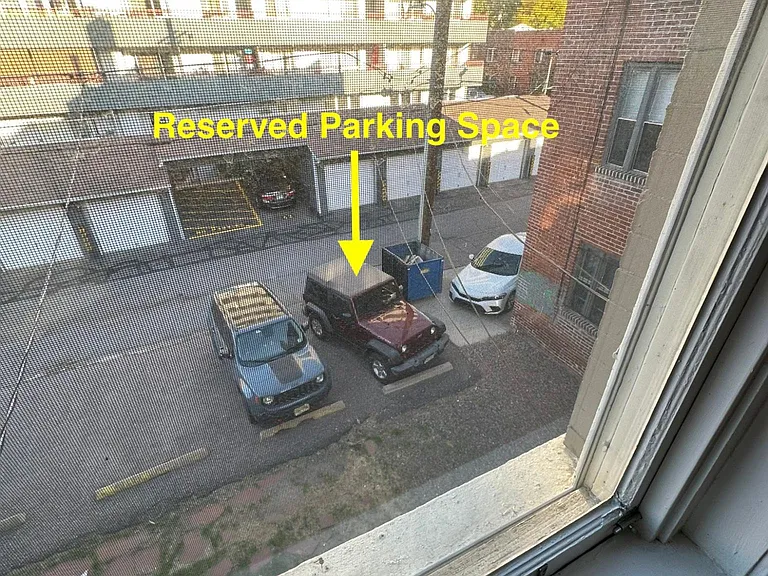 Reserved Off Street Parking (facing east)
