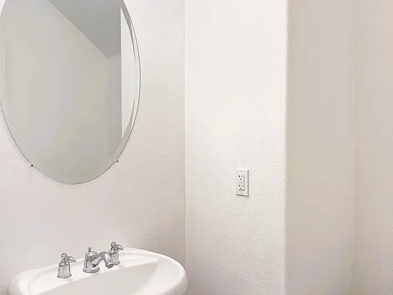 Half bath on the ground floor
