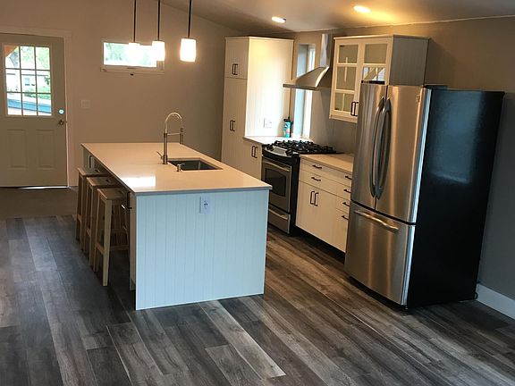 Living room toward kitchen