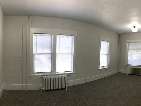 Pano of living room, front door.