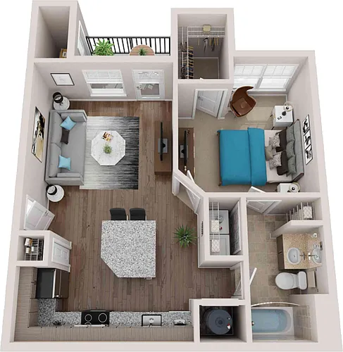Floor plan The Montego