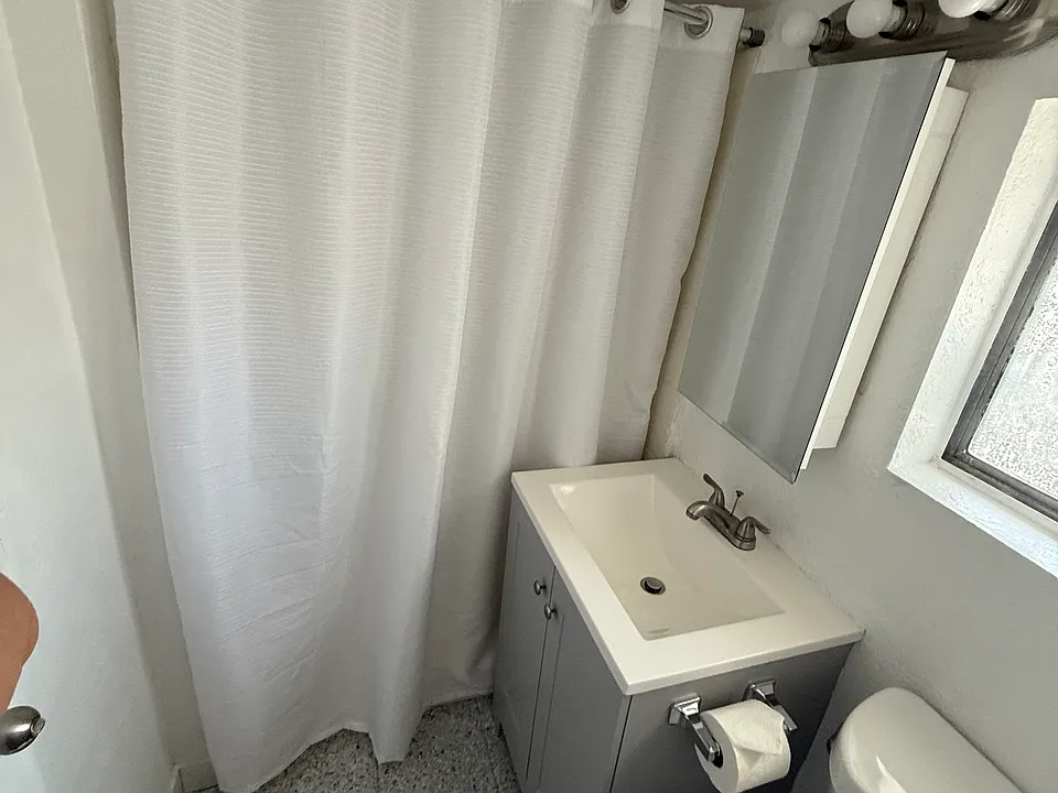 New sink and toilet