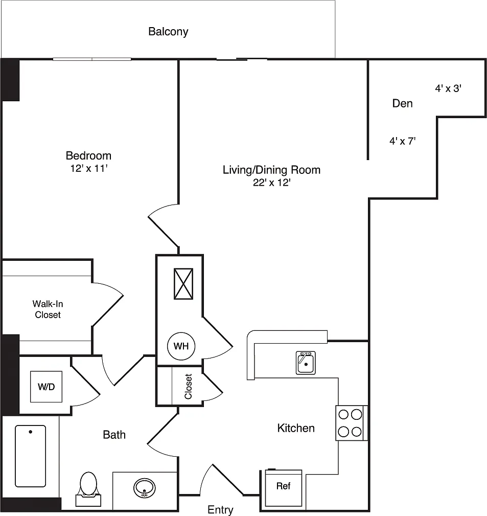 Floor plan E1