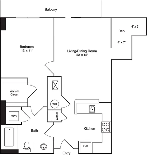 Floor plan E1