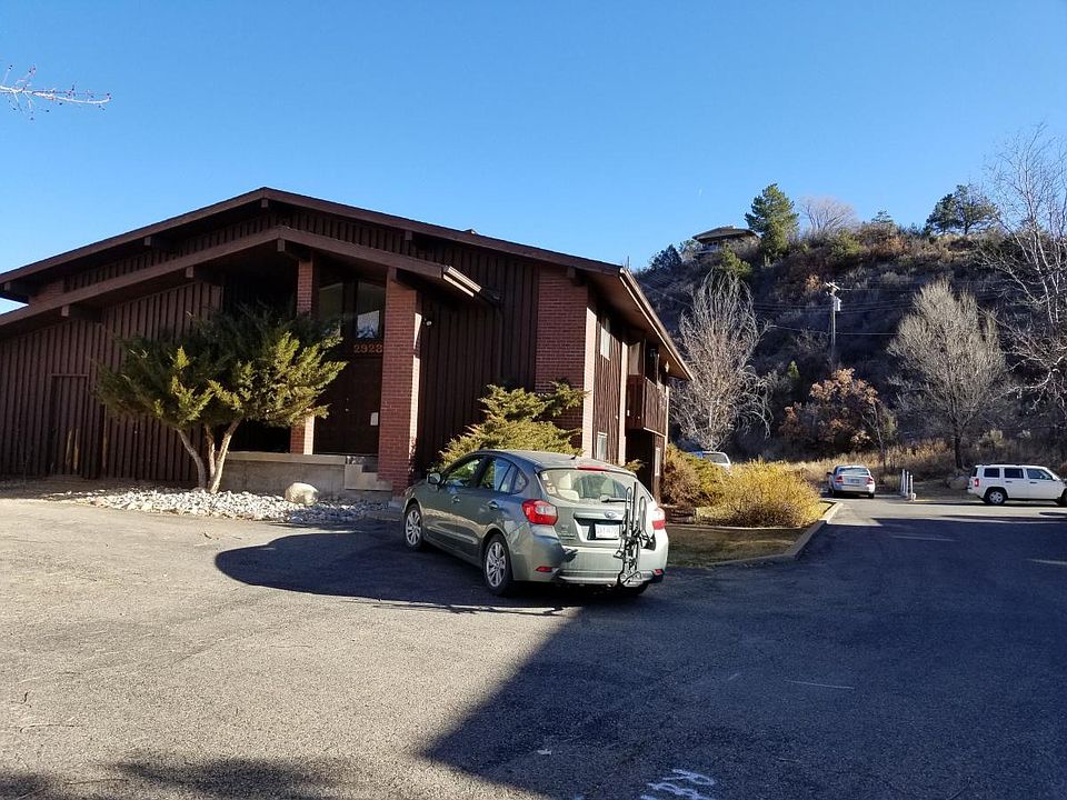 The front (street view) of the building. The side entranc is