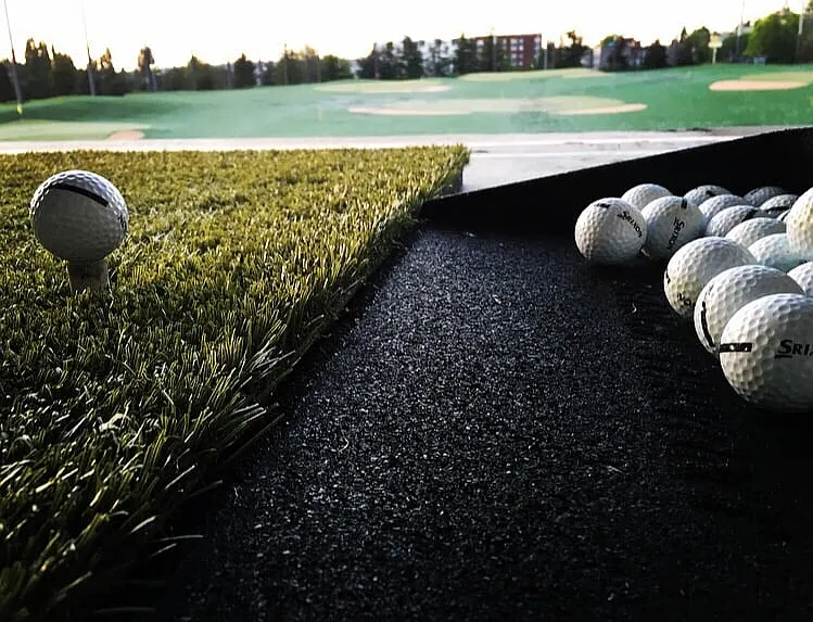 Driving range across the street at Interbay Golf Center
