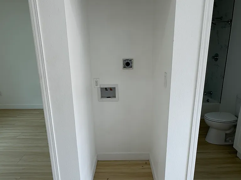 space for washer/dryer (electric)