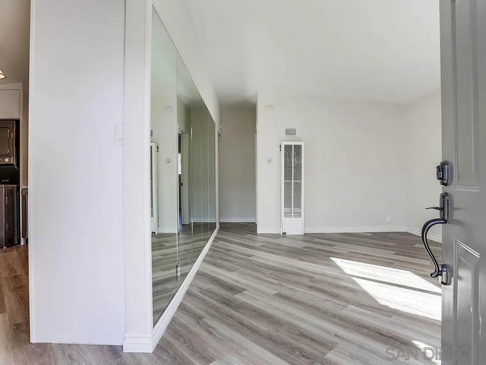 Front entrance to living room