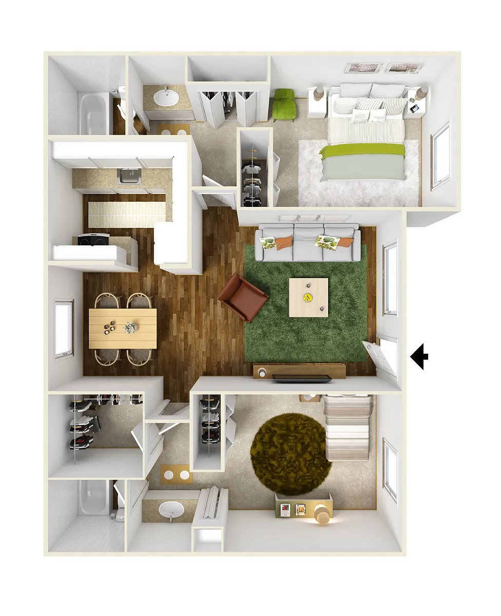 Floor plan Mackinac