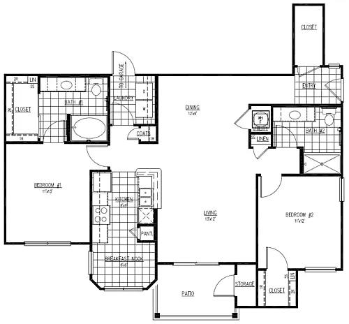 Floor plan Riversong + Garage
