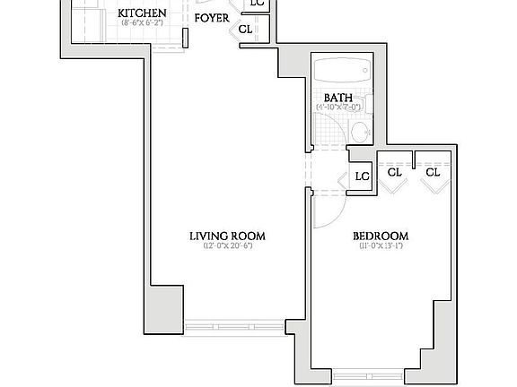 2nd image of 124 W 60th St APT 24B
