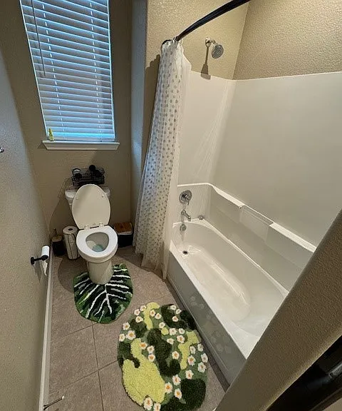 upstairs bathroom has double sinks