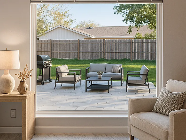 Living room Window - Virtual Staging
