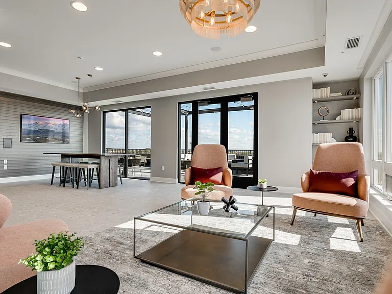The entertainment suite includes an exterior private balcony