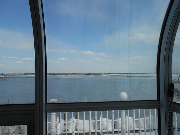 View of water from Sunroom