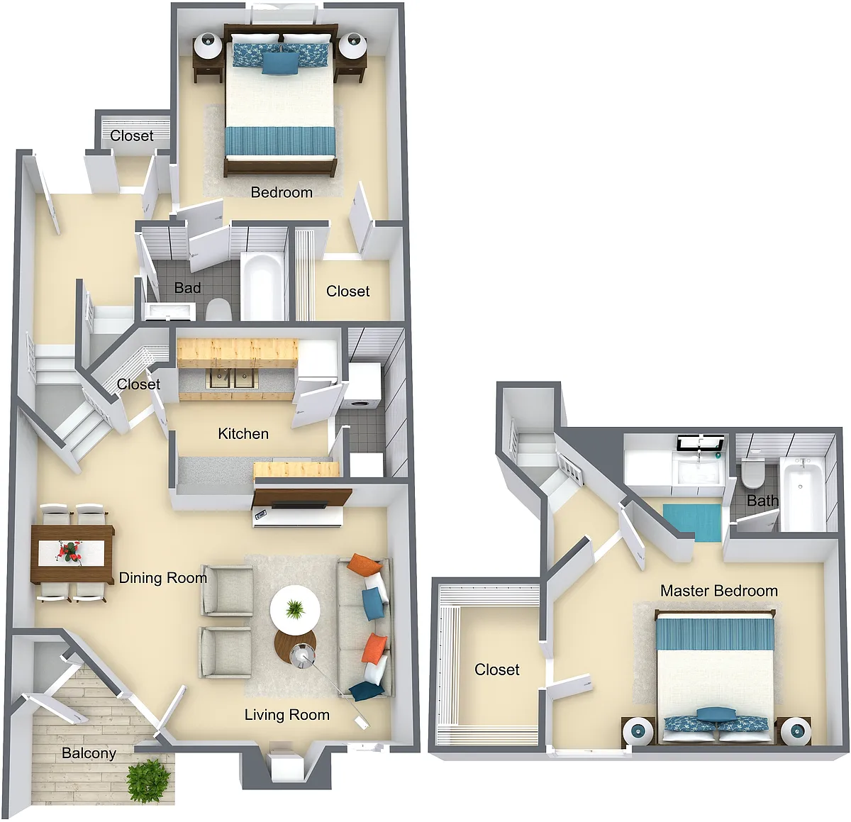 Floor plan Beacon w/ Garage