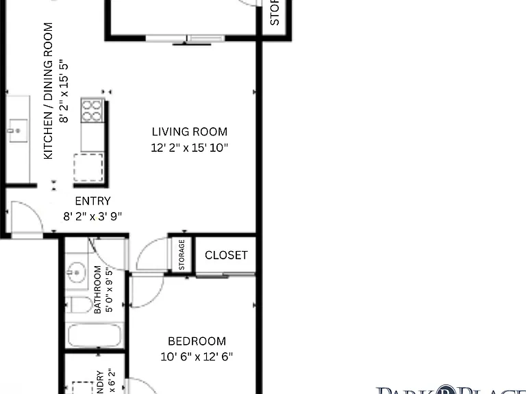 1x1 l 800 sq ft l Park Place 1x1 l 800 sq ft l Park Place