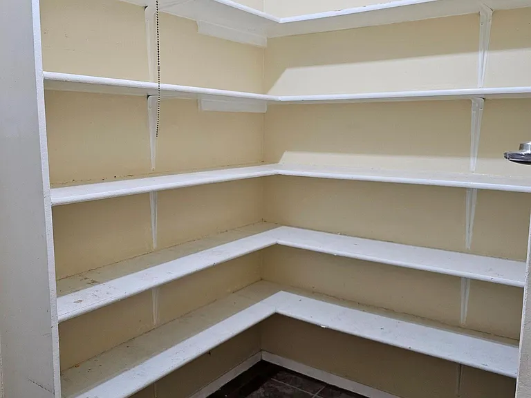 Large linen closet in the master bath